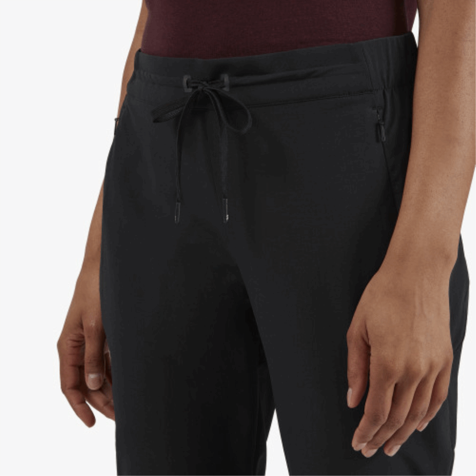 Active Pants Black On Running