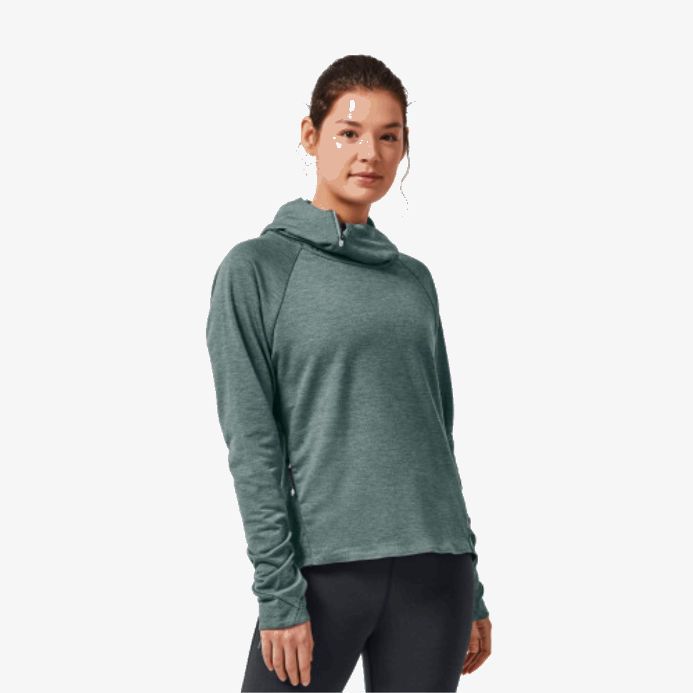Hoodie On Running Sea