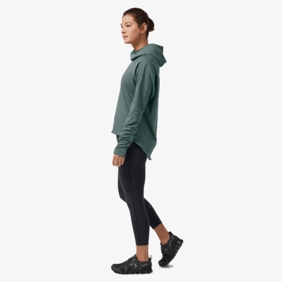 Hoodie On Running Sea